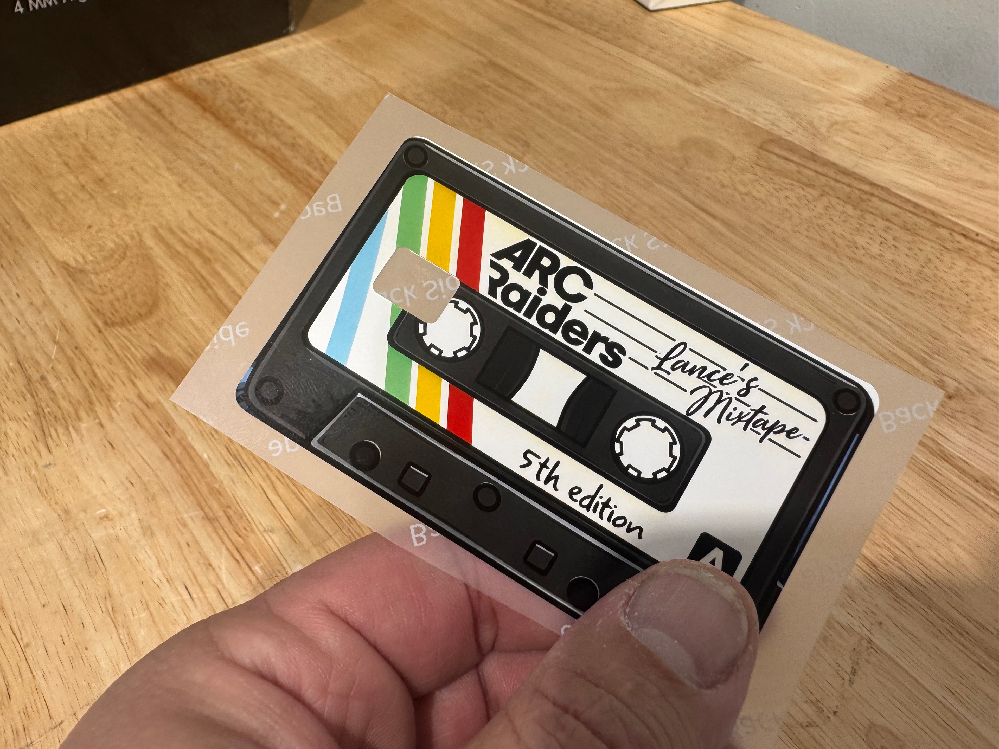 Lance’s Mixtape inspired card skin decal