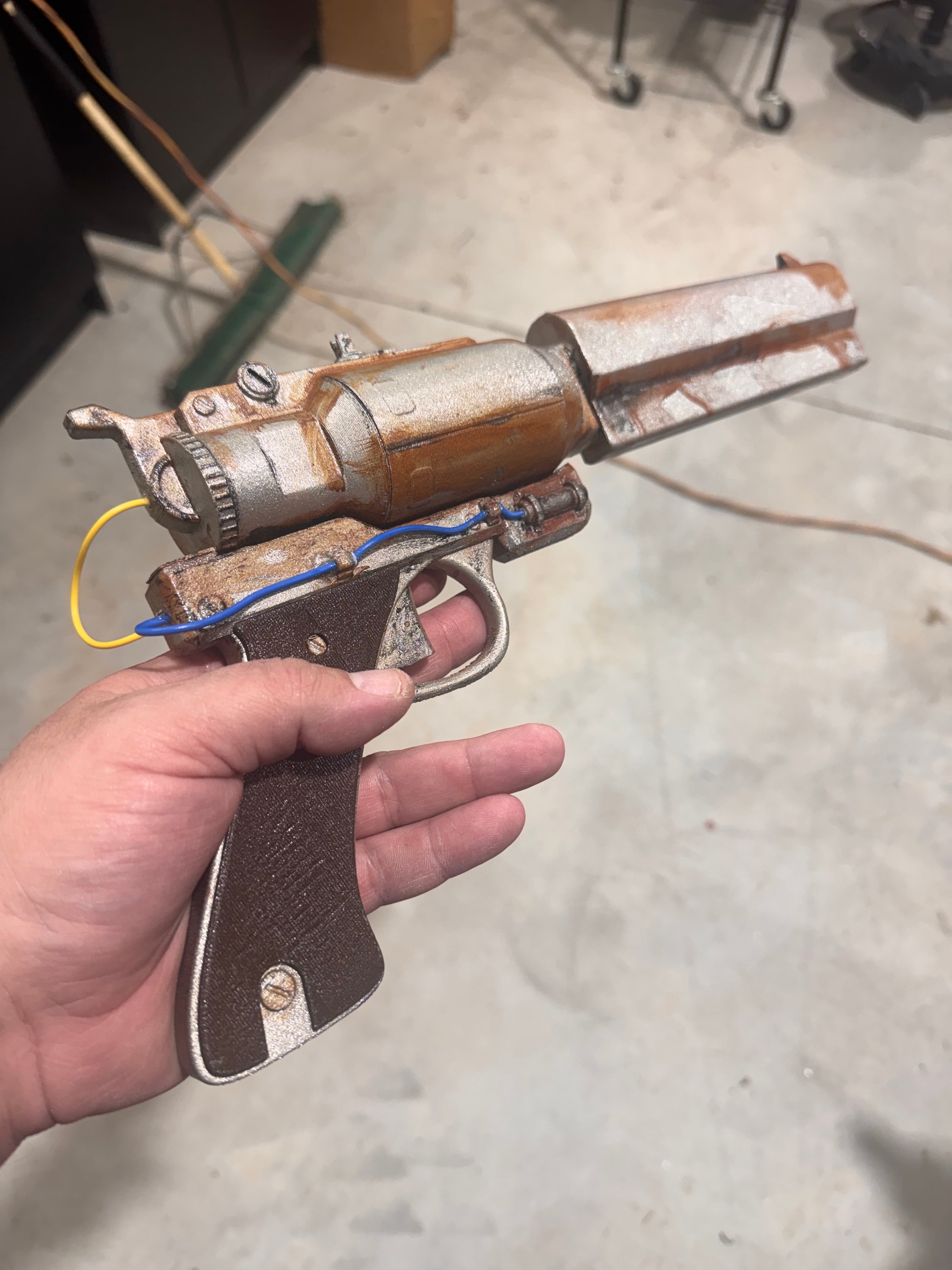 Life-size Anvil Arc Raiders Inspired Blaster Model