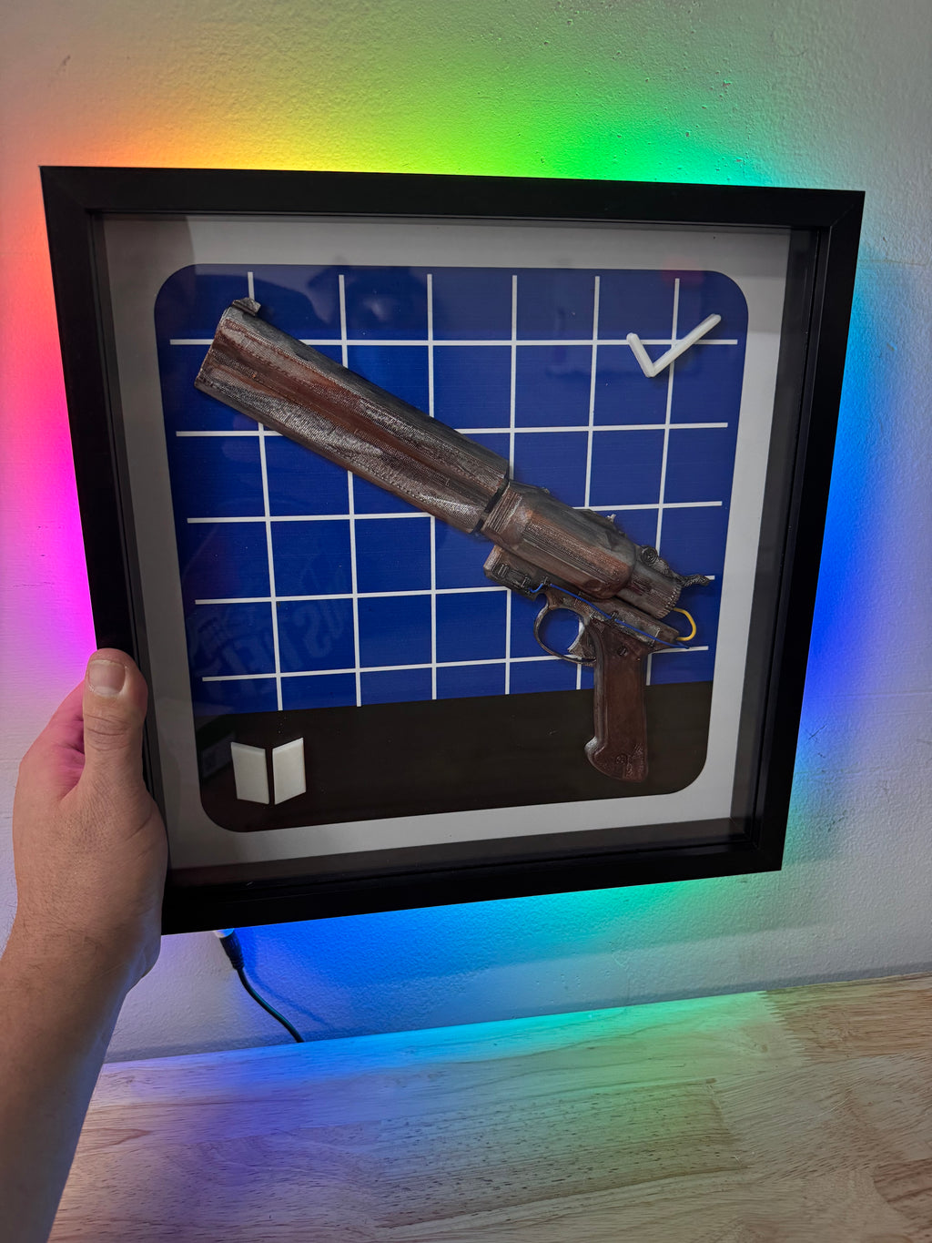 Blueprint Shadowbox ANVIL Arc Raiders Inspired