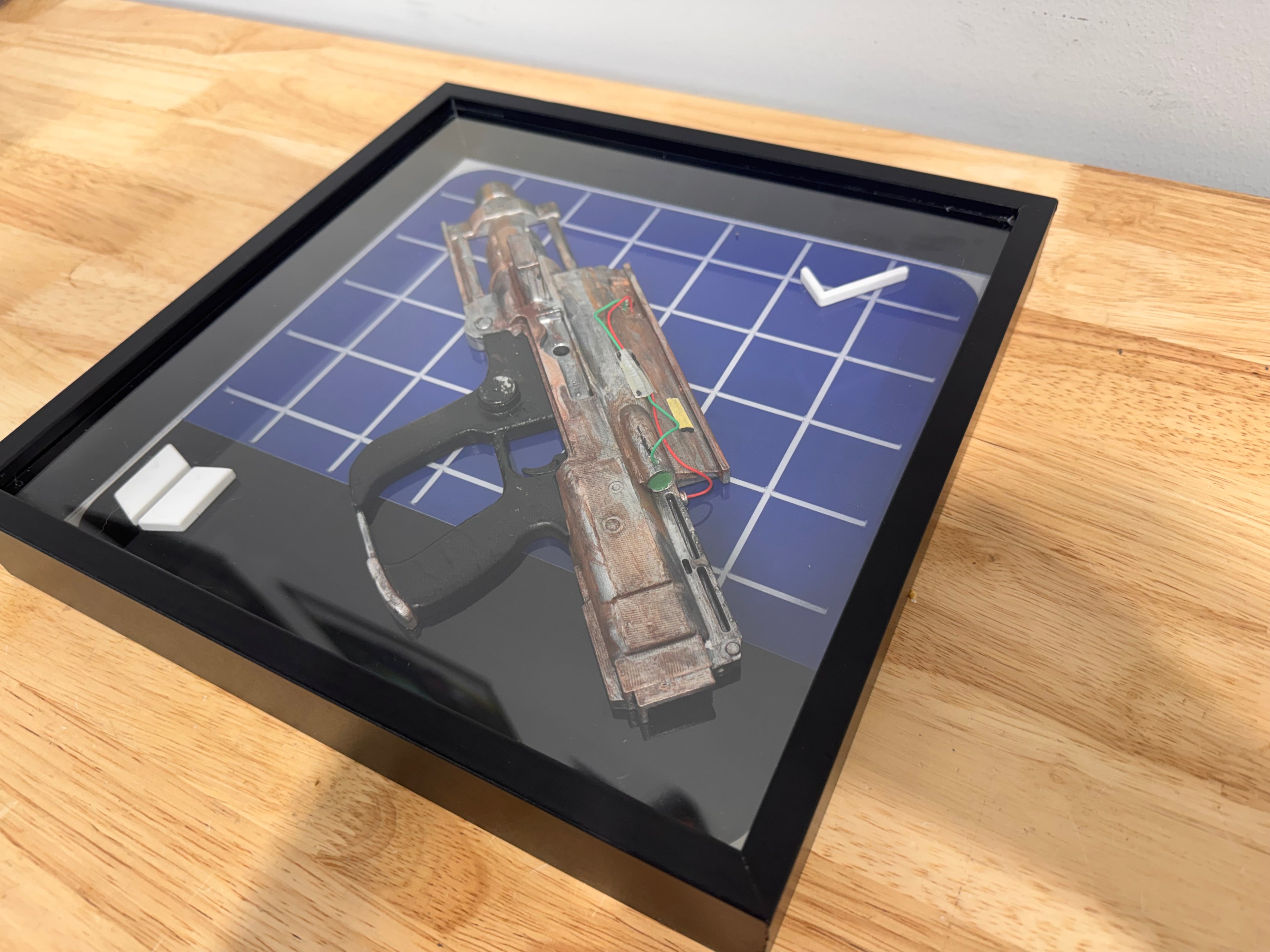 Blueprint Shadowbox Bobcat Arc Raiders Inspired