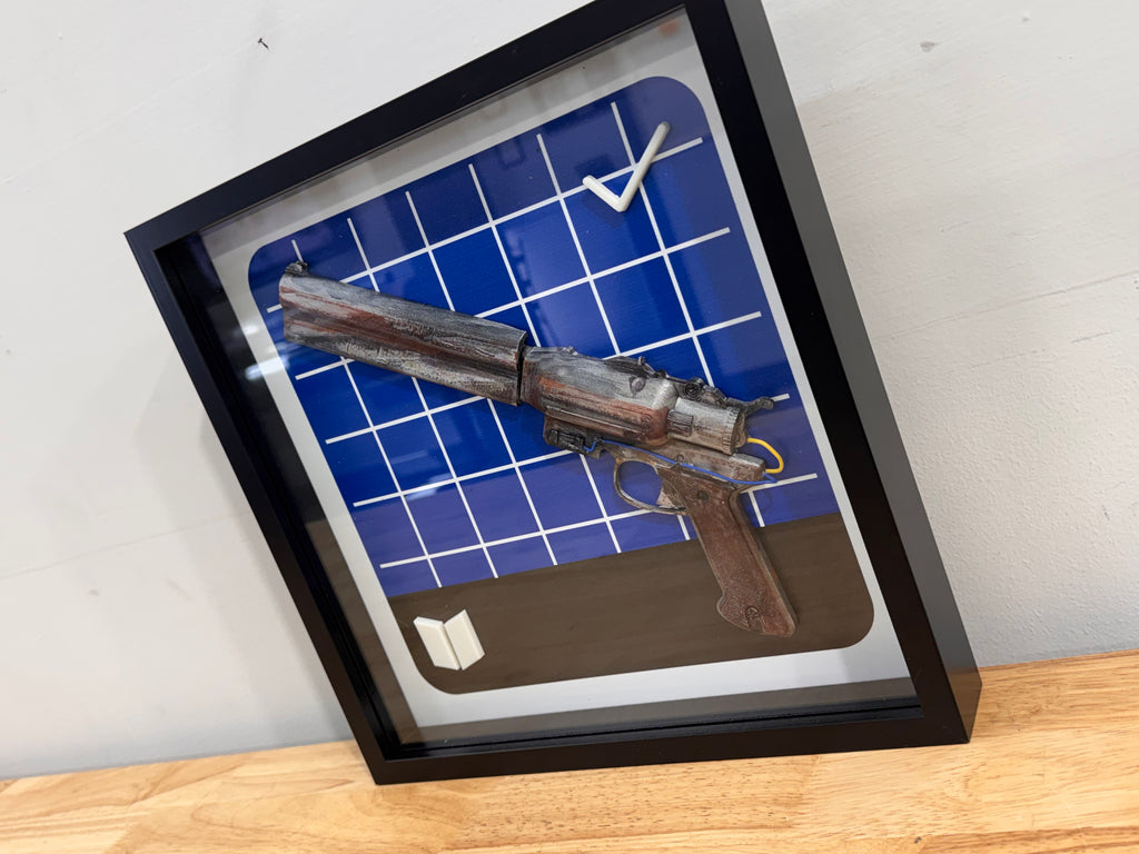 Blueprint Shadowbox ANVIL Arc Raiders Inspired