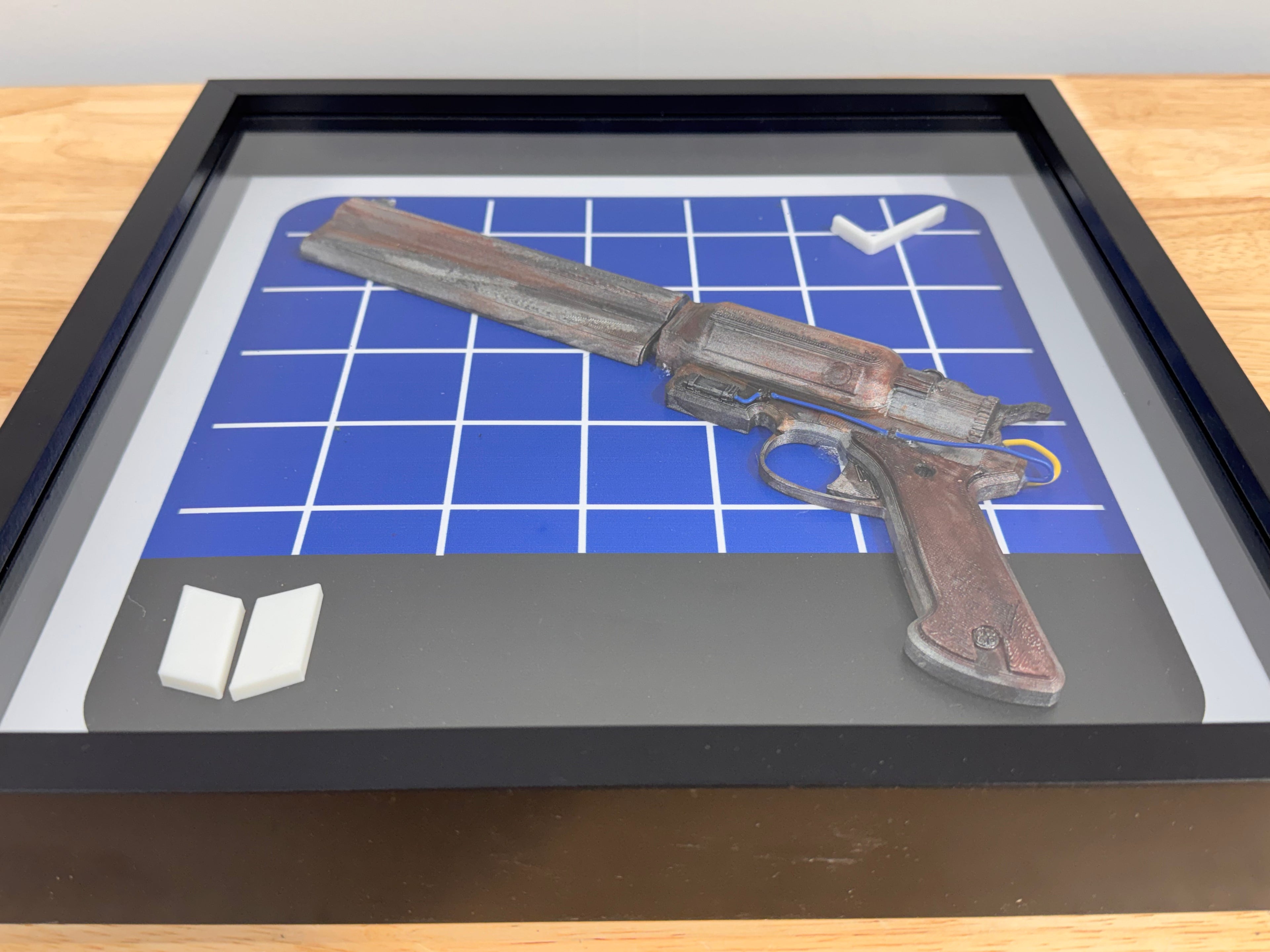 Blueprint Shadowbox ANVIL Arc Raiders Inspired