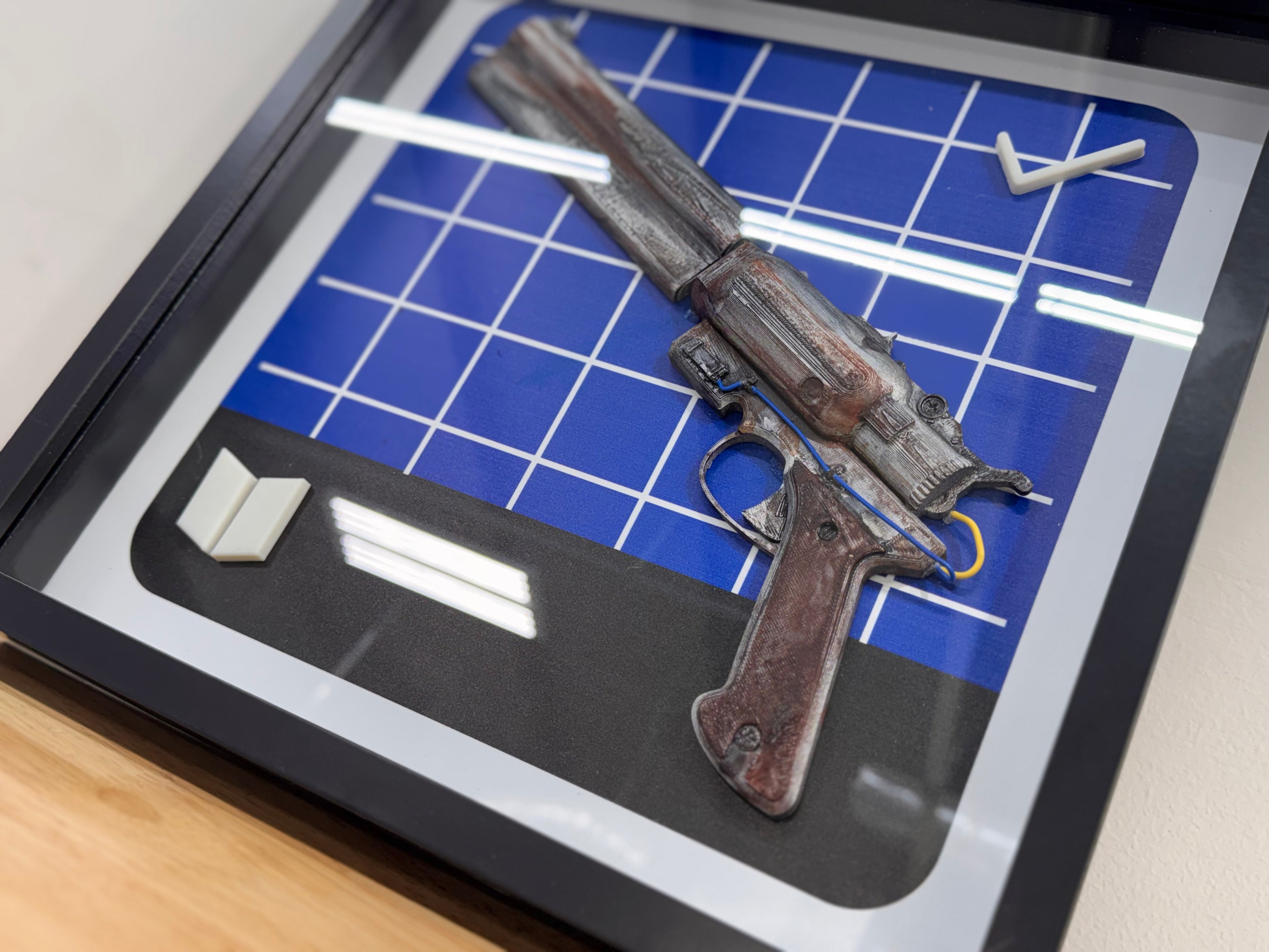 Blueprint Shadowbox ANVIL Arc Raiders Inspired