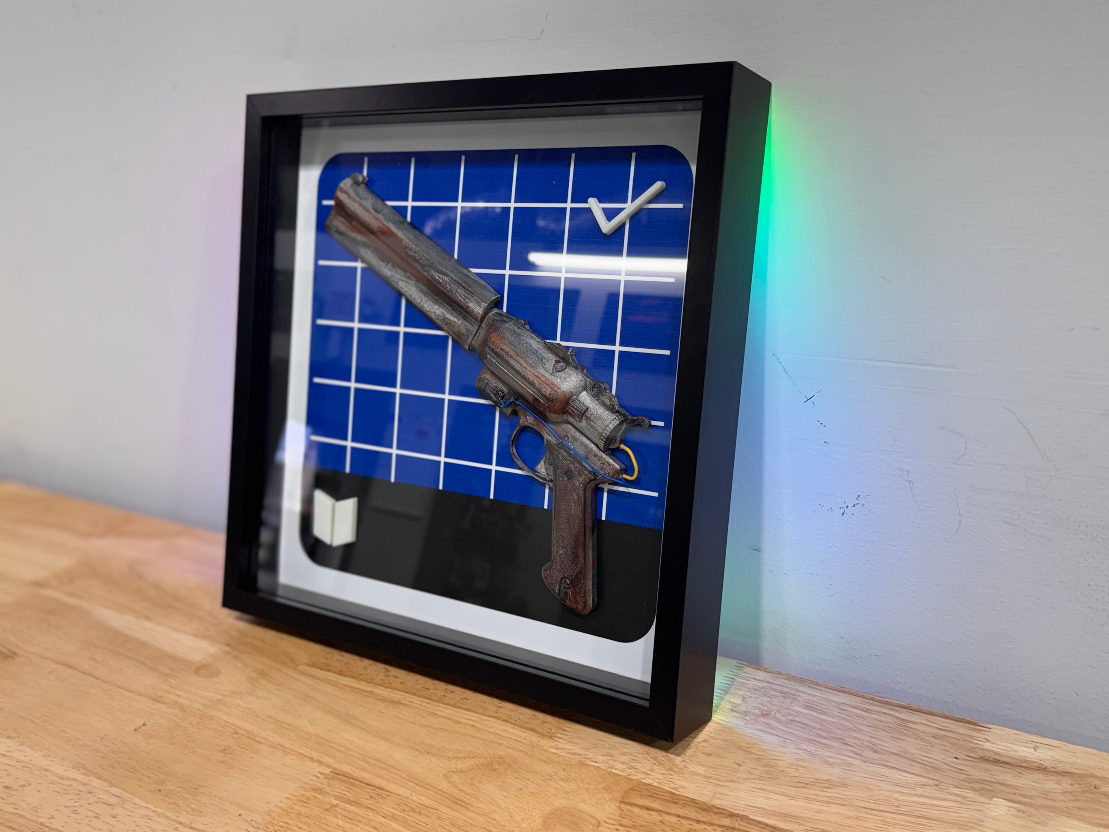 Blueprint Shadowbox ANVIL Arc Raiders Inspired