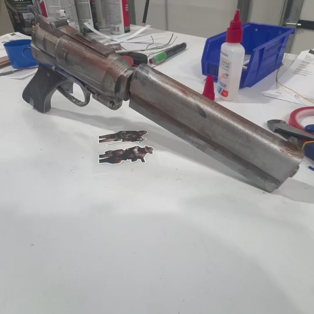 Life-size Anvil Arc Raiders Inspired Blaster Model